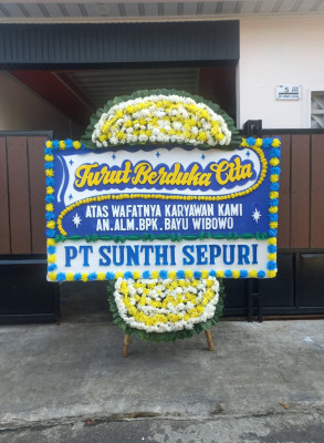Papan Bunga Duka di Caturanom